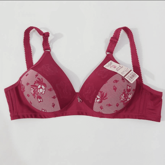 Mehroon Fancy Imported Bra