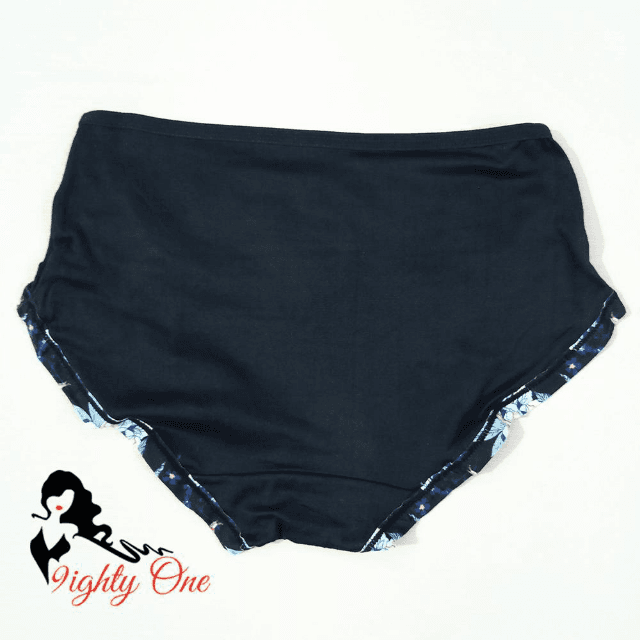Black Blue BRA & Panty 2p Set