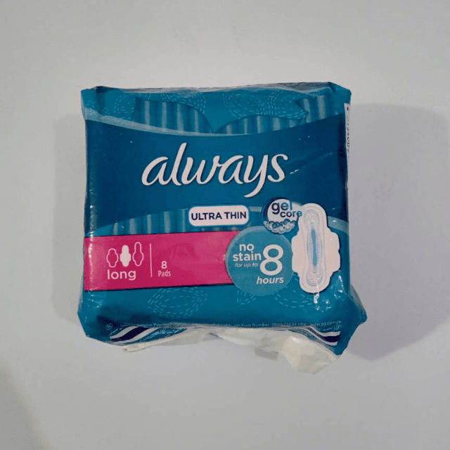 Always Ultra Thin Long 8pads (Pink)