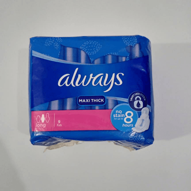 Always Maxi Thick Long 9 pads (Pink)