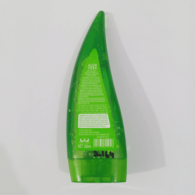 Aloe Vera Gel 99% 260ml Bottle